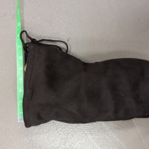 SAVAII  Dark Brown Over the Knee, Heeled Boots - Picture 10 of 16